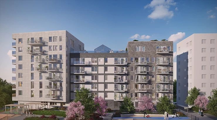 Broparken, Sweden - Urban living in harmony with nature 2 | BILDA Cladding System Broparken, Sweden - Urban living in harmony with nature 2