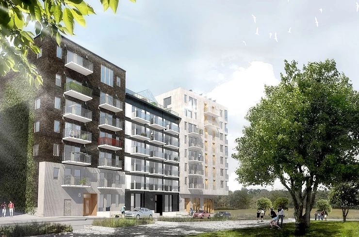 Broparken, Sweden - Urban living in harmony with nature 3 | BILDA Cladding System Broparken, Sweden - Urban living in harmony with nature 3