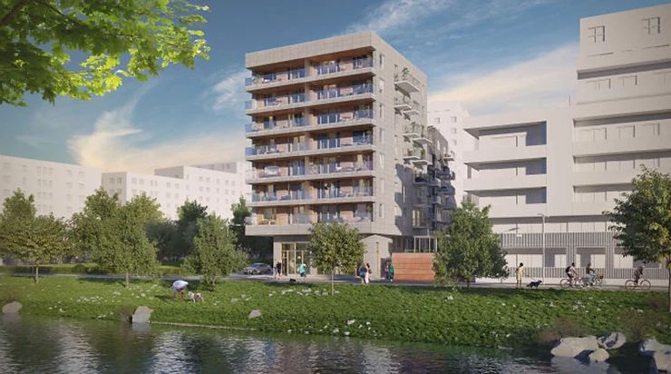 Broparken, Sweden - Urban living in harmony with nature 5 | BILDA Cladding System Broparken, Sweden - Urban living in harmony with nature 5