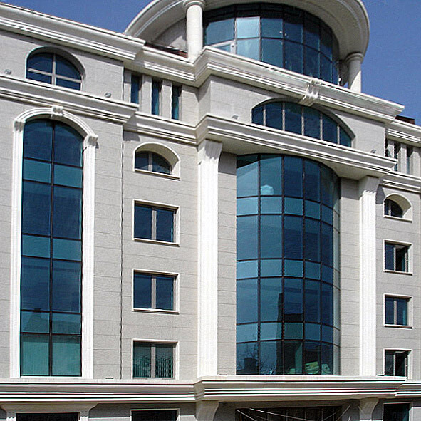 Front view Business Center 'Vasil Levski' in Sofia, Bulgaria